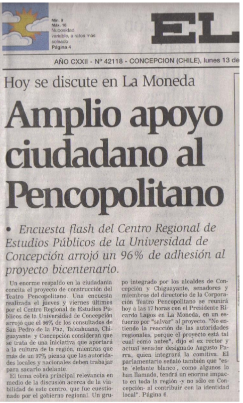 Portada El Sur Portada El Sur